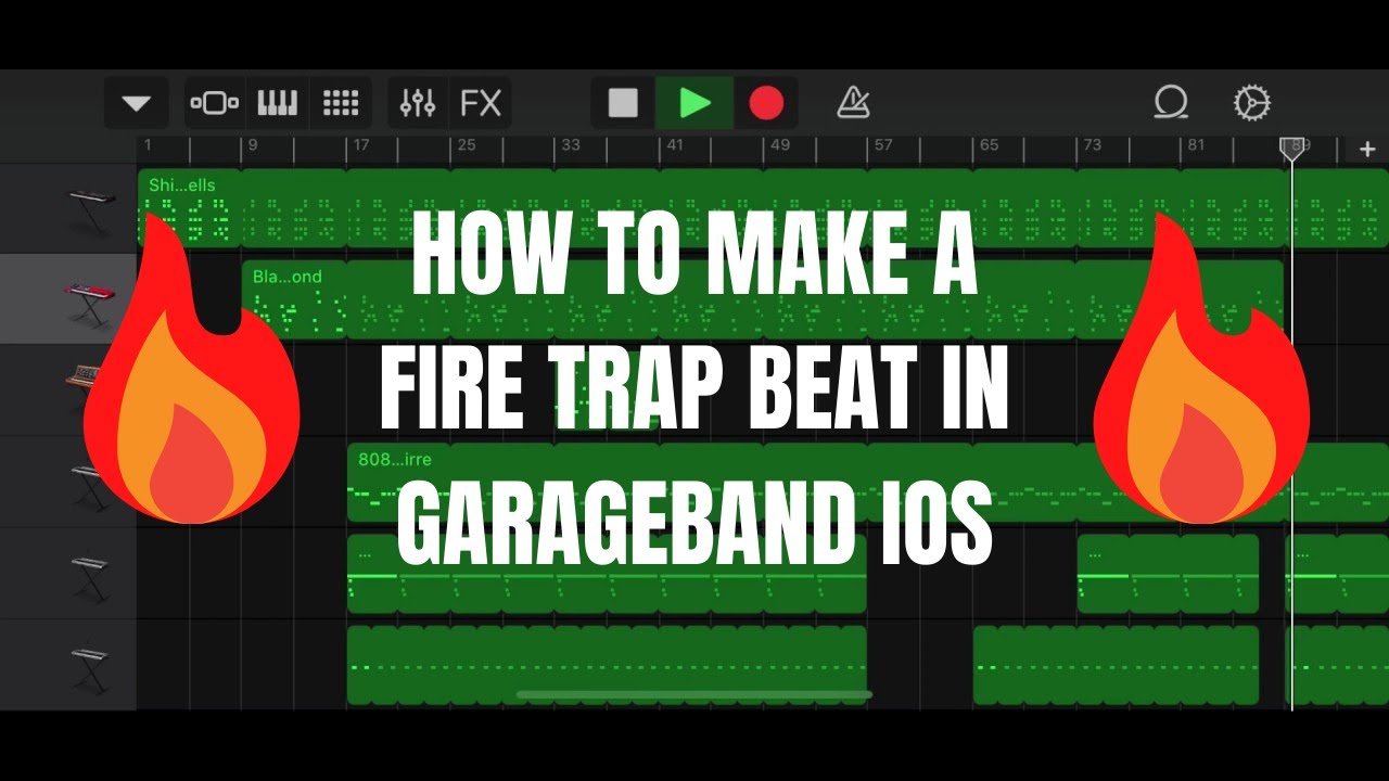 how to make a fire beat on garageband