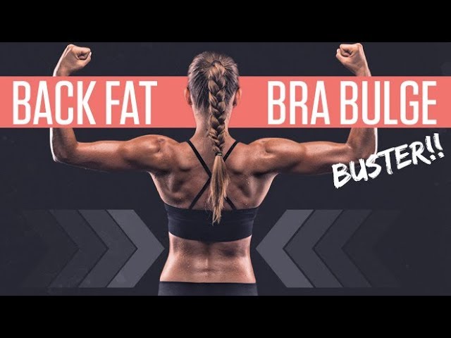 Ladies, If you want to get rid of Bra Fat & Back Rolls, try these 3 Ex, Back Workouts