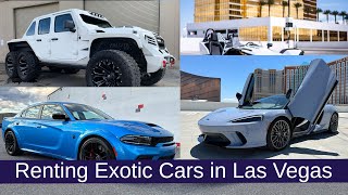 Renting Exotic Cars or Slingshots in Las Vegas