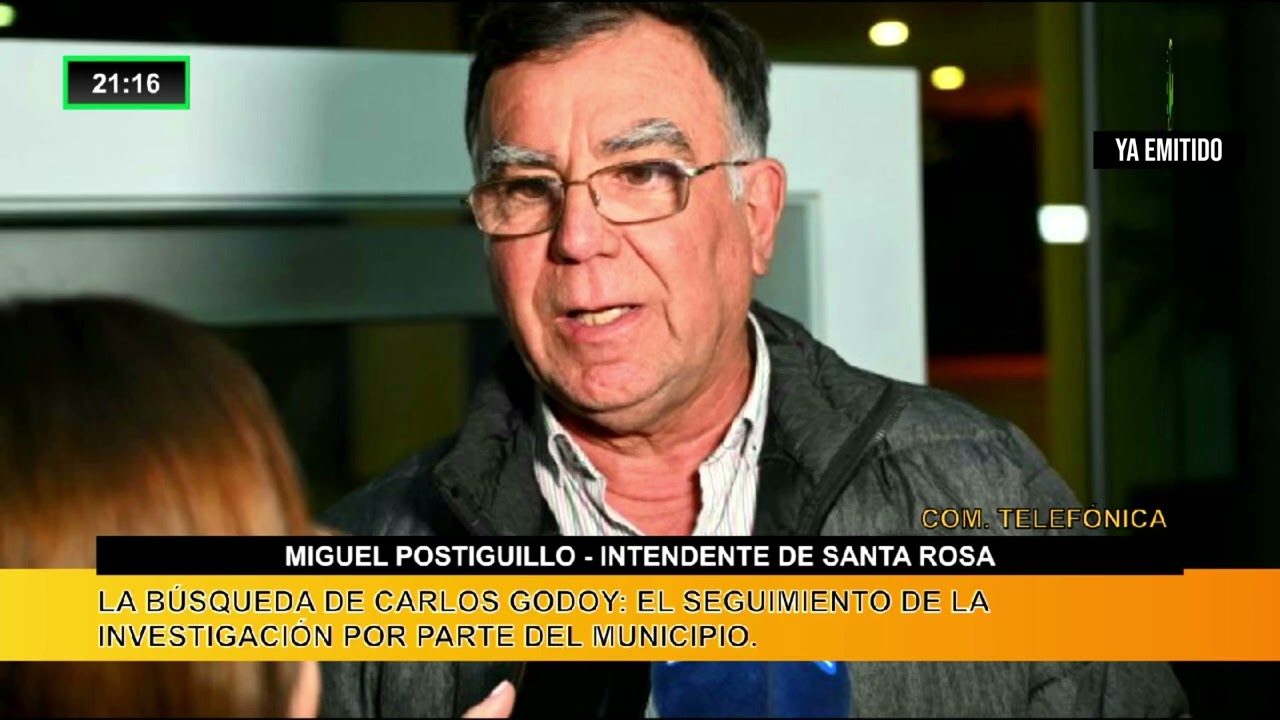 La búsqueda de Carlos Godoy: el seguimiento de la investigación por parte del Municipio.