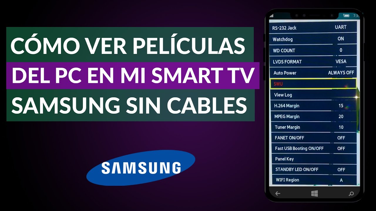 Inmersión Descriptivo Interpretar Cómo ver las Películas del PC en mi Samsung Smart TV sin Cables - YouTube
