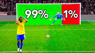 Impossible Penalty Saves in Football