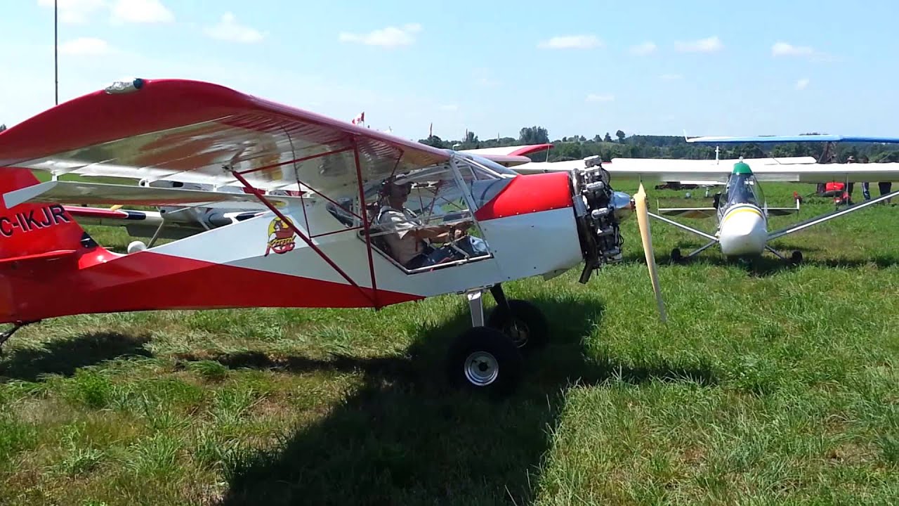 Benton Kitfox Rotec Radial Engine Start YouTube