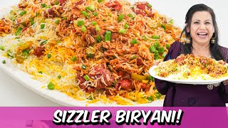 Kabhi Aisi Chicken Biryani Try Ki Hai? New Sizzler Fusion Chicken Biryani Recipe in Urdu Hindi - RKK