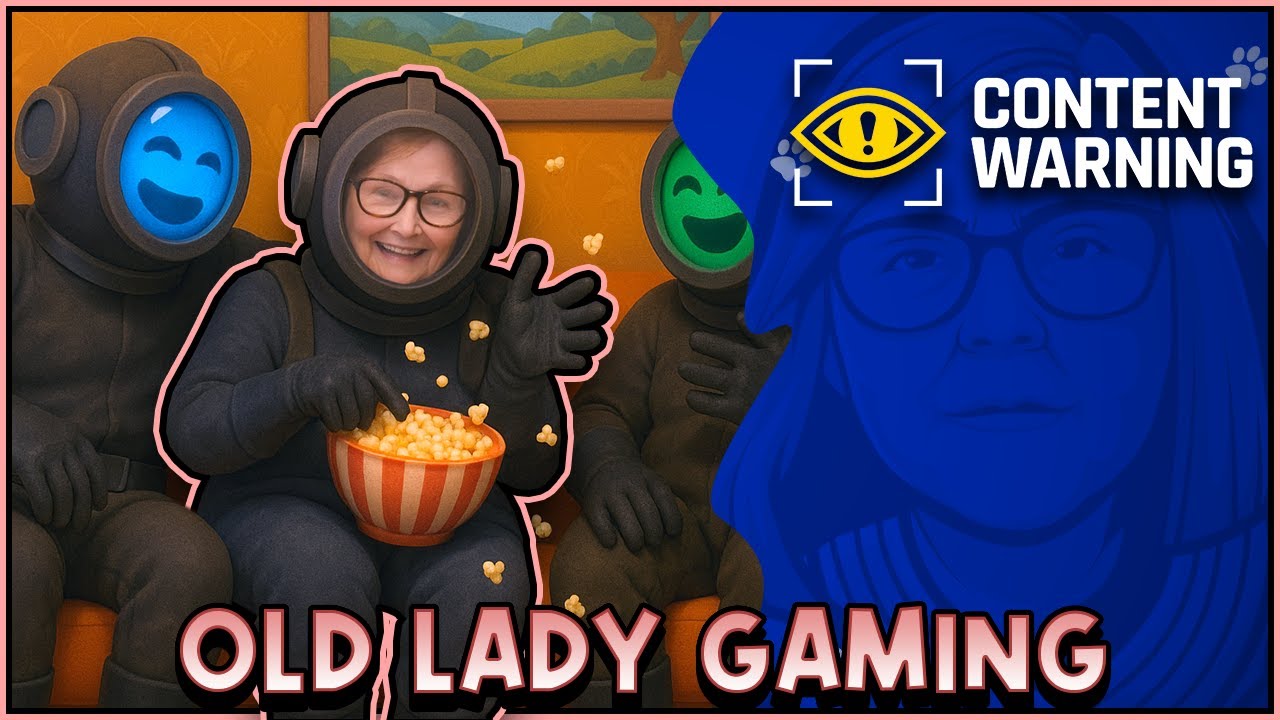 Old Lady Plays Content Warning - Uhm Ackshually Strimmer