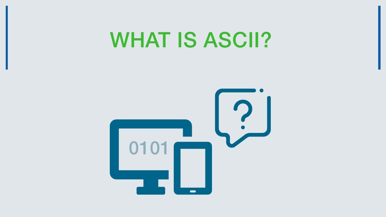 ؟ASCII يعنى ايه كود | What is ASCII code?