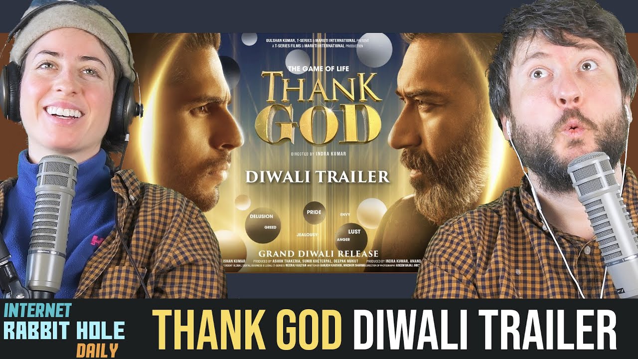 Thank God (Diwali Trailer) Ajay Devgn, Sidharth Malhotra, Rakul | irh daily REACTION!