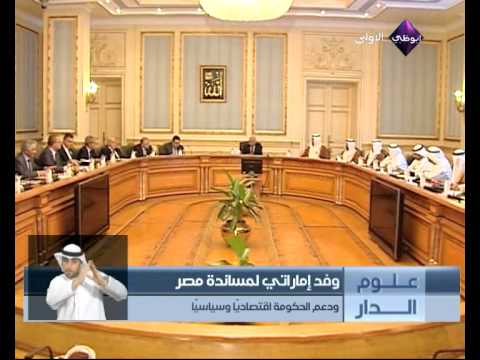 وفد إماراتي لمساندة مصر ودعم الحكومة إقتصاديا وسياسيا