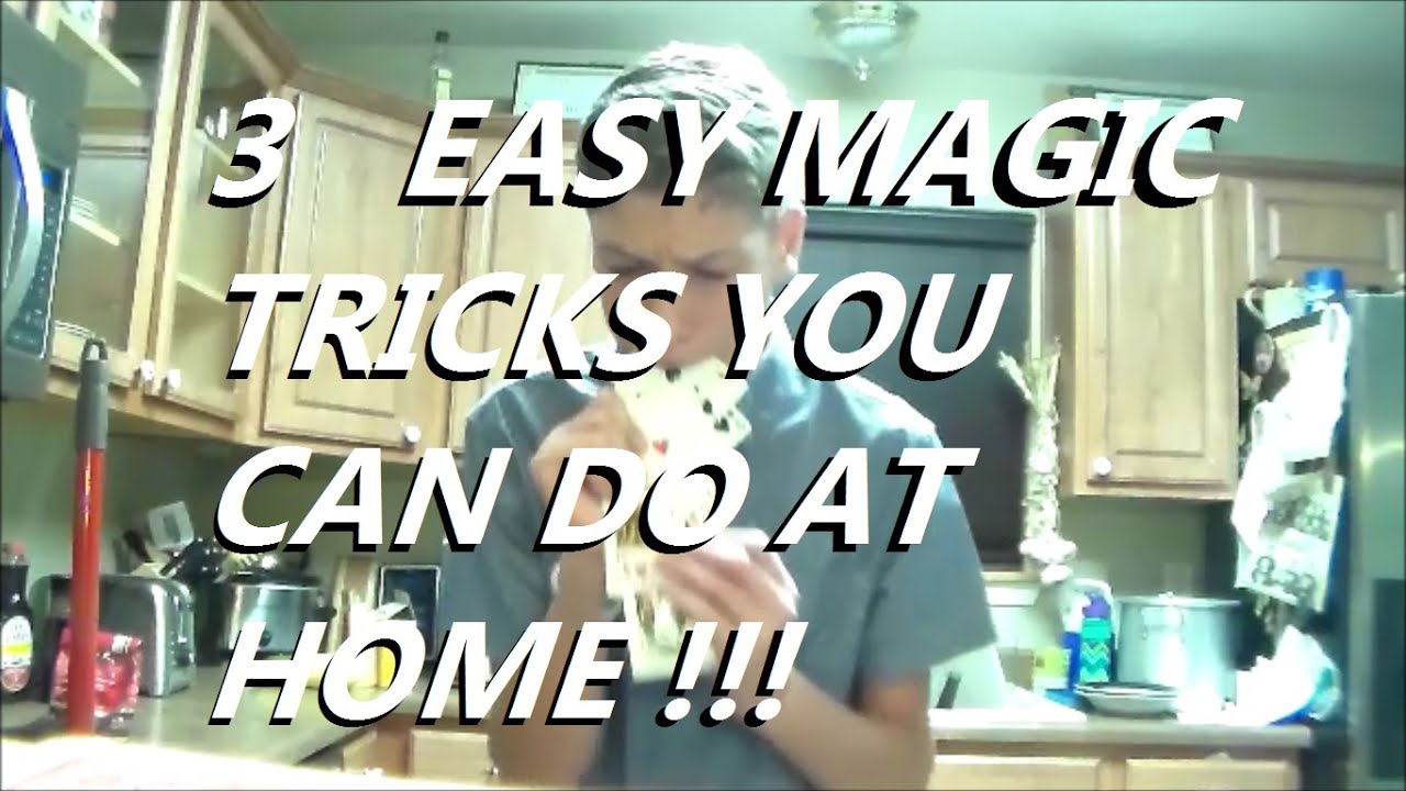 3 Easy Magic Tricks you can do at Home! YouTube