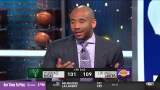 Los Angeles Lakers HUGE WIN vs Bucks 113-103; LeBron dominates Giannis | NBA GameTime