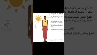 تاثير الحر على جسم  الانسان