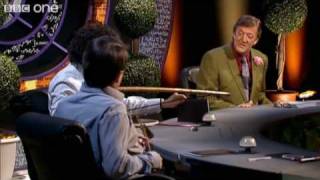 Alan Davies Destroys The Set - Preview - QI - BBC