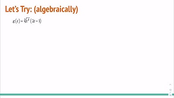 Finding Critical Points Example