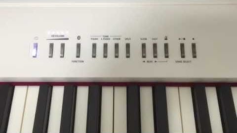 Roland FP-30 Firmware Update in process