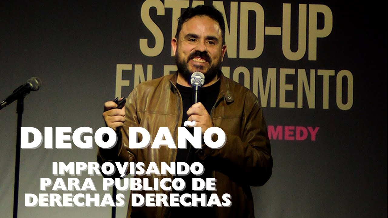 Monólogo Diego Daño improvisando para un público extremadamente diestro #standupcomedy #monólogo