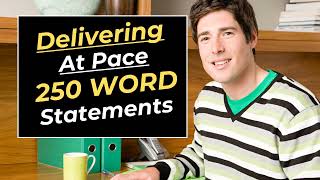 Delivering at Pace 250 Word Statement Example - Score a 7/7 on Your Civil Service Application B