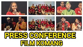 PRESS CONFERENCE FILM KOMANG ( JAJARAN CAST & FILM MAKER ) #video #komang #movie