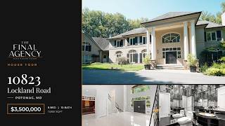 $3.4M POTOMAC ESTATE | 12,500  SQ FT, POOL, TENNIS COURT & MORE
