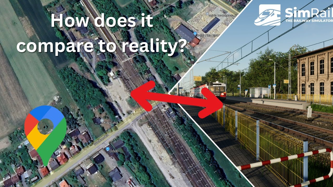 Comparing Lodz 2 with real life map footage