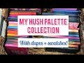 SHOP HUSH PALETTE COLLECTION + DUPES | Bad Habit Beauty, Face Candy,