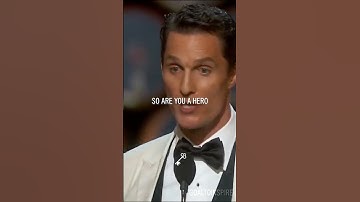 Be your own HERO – Mattew McConaughey • Motivational Speech