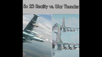 Su 25 Reality vs. War Thunder#warthunder #su25 #су25 #вартандер #gaijin #gaming #warthundergameplay