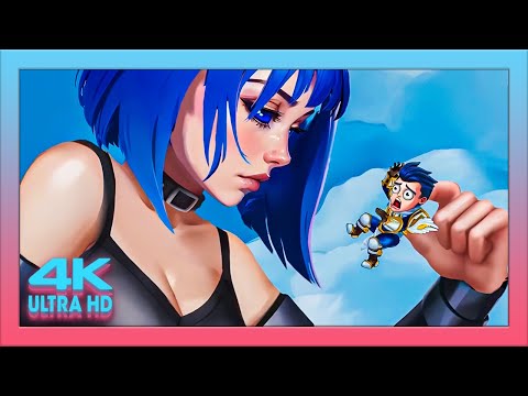 【Giantess 巨大娘 / 女巨人】Hero Wars - Giantess Ad Compilation (4K Remaster)