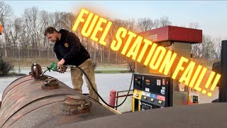 The tanker truck has a PROBLEM…. 