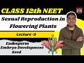 Sexual Reproduction in Flowering Plants | Class 12 | Lecture 9 | Endosperm &amp; Embryo Development