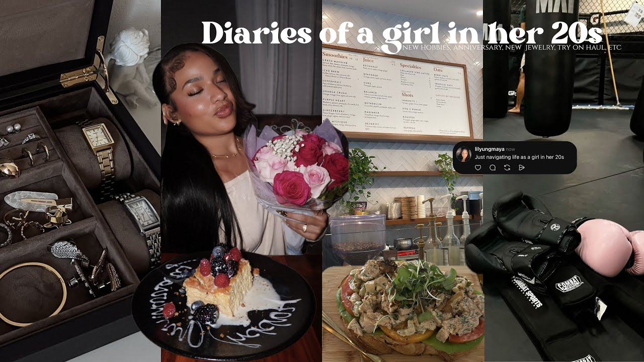 Дневники девушки, которой за 20 ❀ Новые увлечения, ужин в честь годовщины, бокс, новые украшения,...