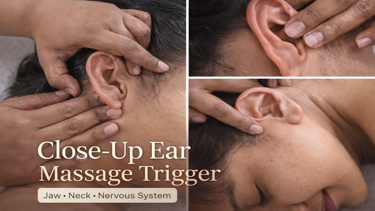 Close-Up Ear Massage Trigger That Melts Tension | ASMR By Sonam 