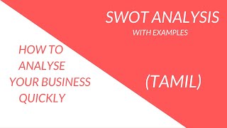Swot analysis in tamil| easy trick to ...