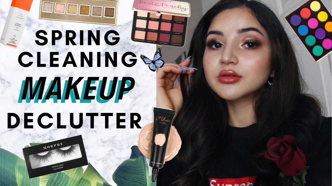 MAKEUP I'M DECLUTTERING spring cleaning edition 🌸 eyeshadow palettes