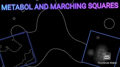 Metabol and Marching Squares (Android Processing APDE)