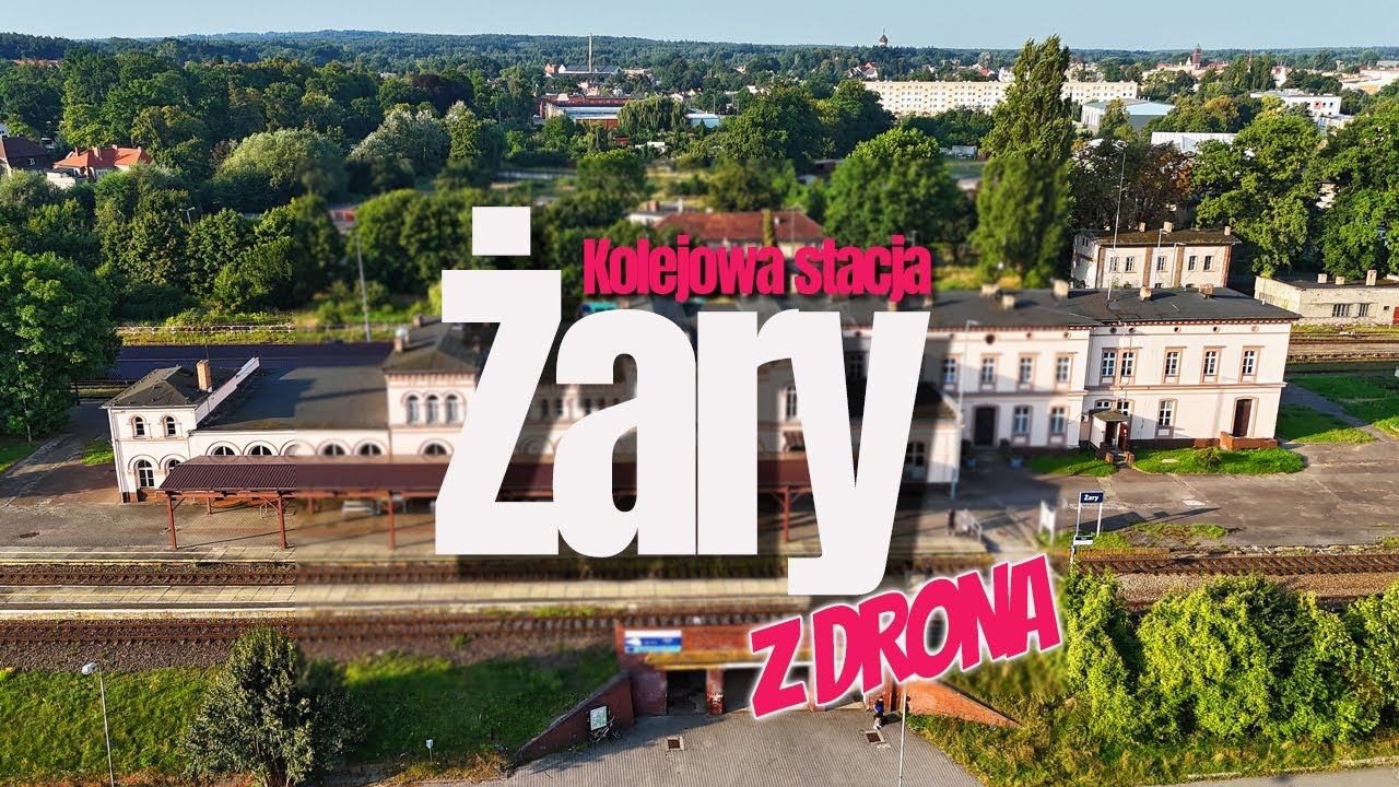 [4K] Stacja Żary z drona
