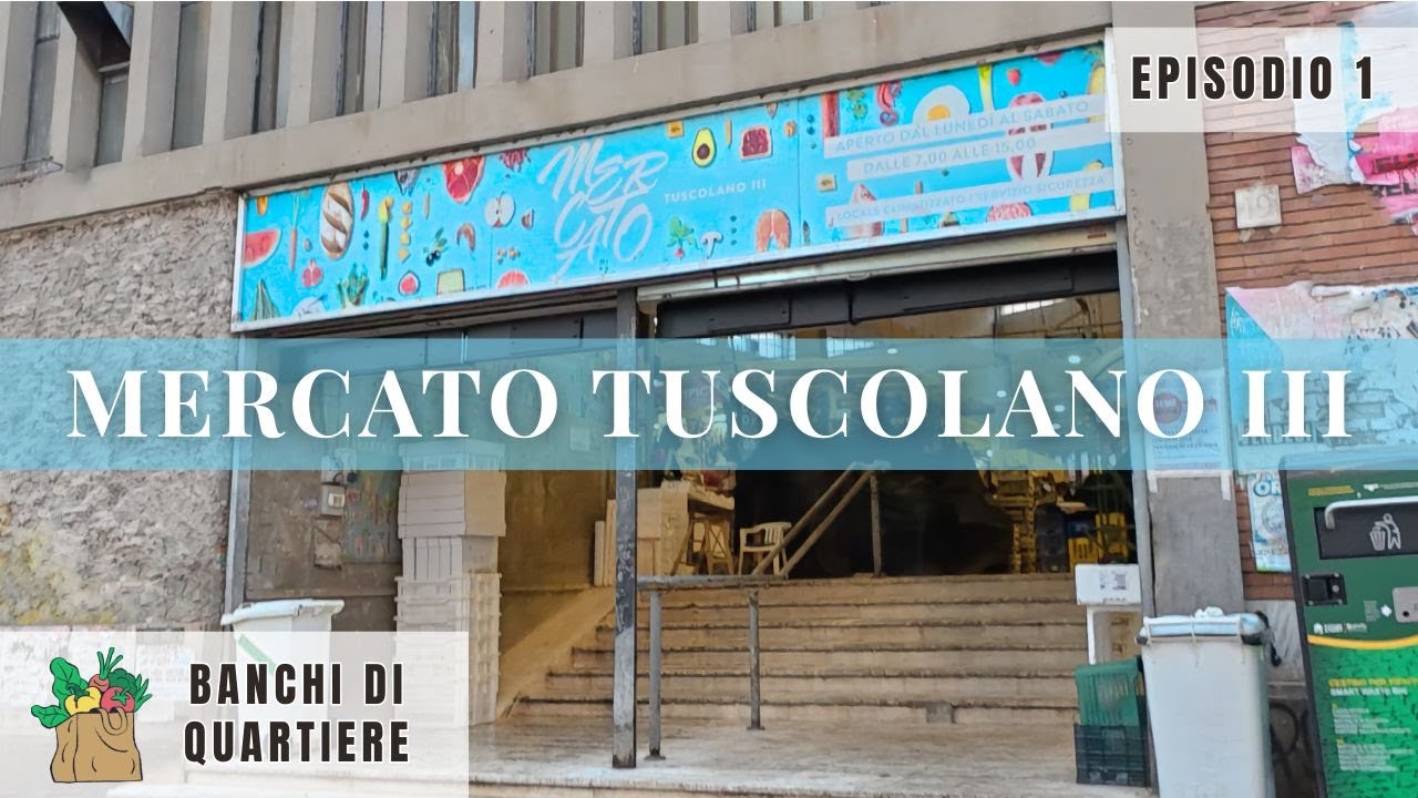 BANCHI DI QUARTIERE #1: Tour e Spesa al Mercato Tuscolano III (Prezzi e Svuota Spesa)  🛒