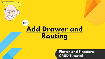 06-01 Add Drawer - Flutter, Firebase Auth and Firestore CRUD Tutorial