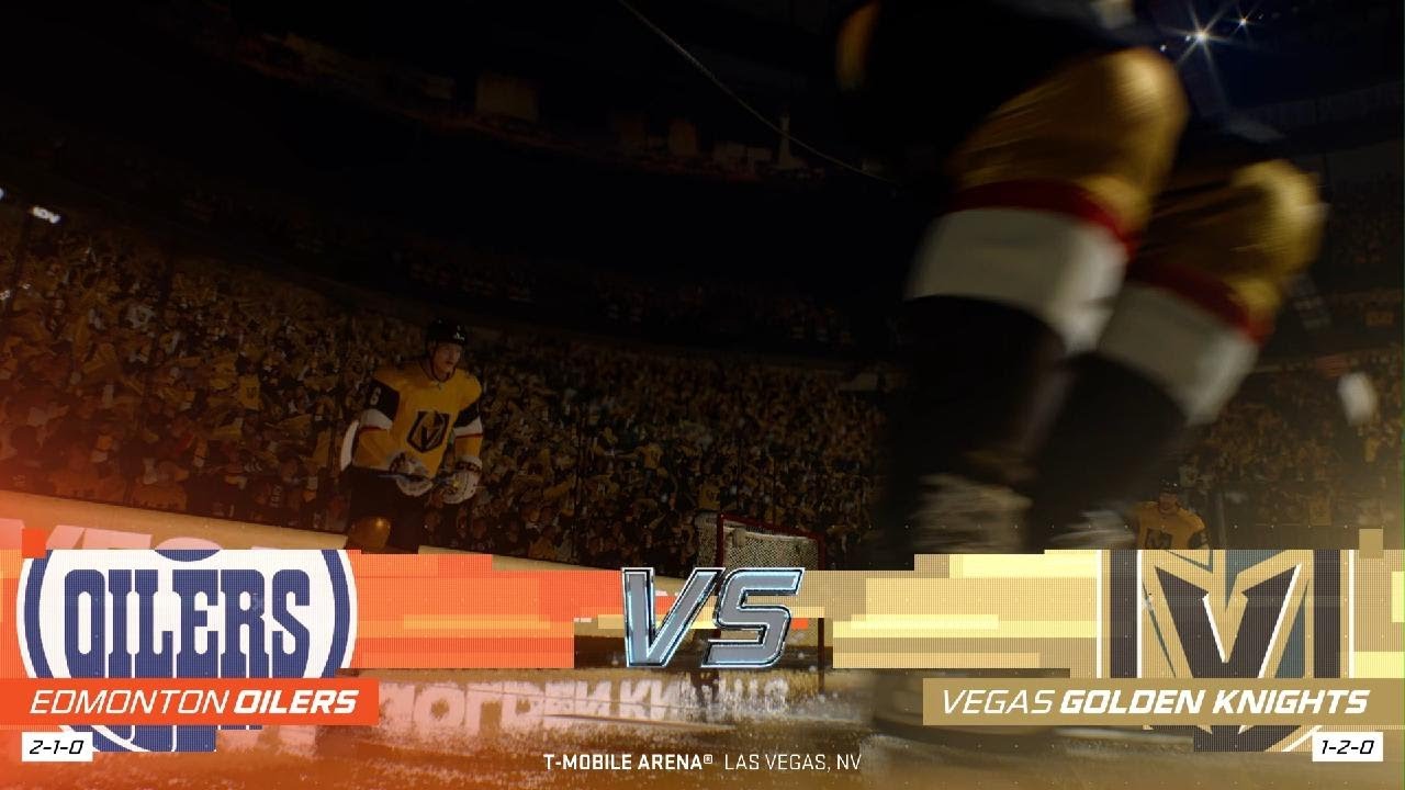 NHL 26 - Oilers at Golden Knights (Western Conference rd 1 game 4 ...