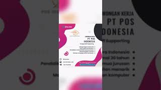 Lowongan Kerja PT Pos Indonesia | 26 Oktober 2021