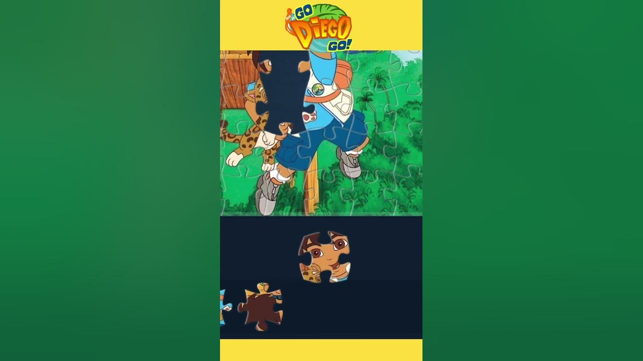 Go Diego Go puzzles 🧩 Diego going to the jungle #funpuzzles #cartoon #