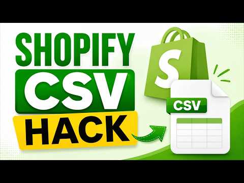 Import Products to Shopify with a CSV File (Step-by-Step, 2026)