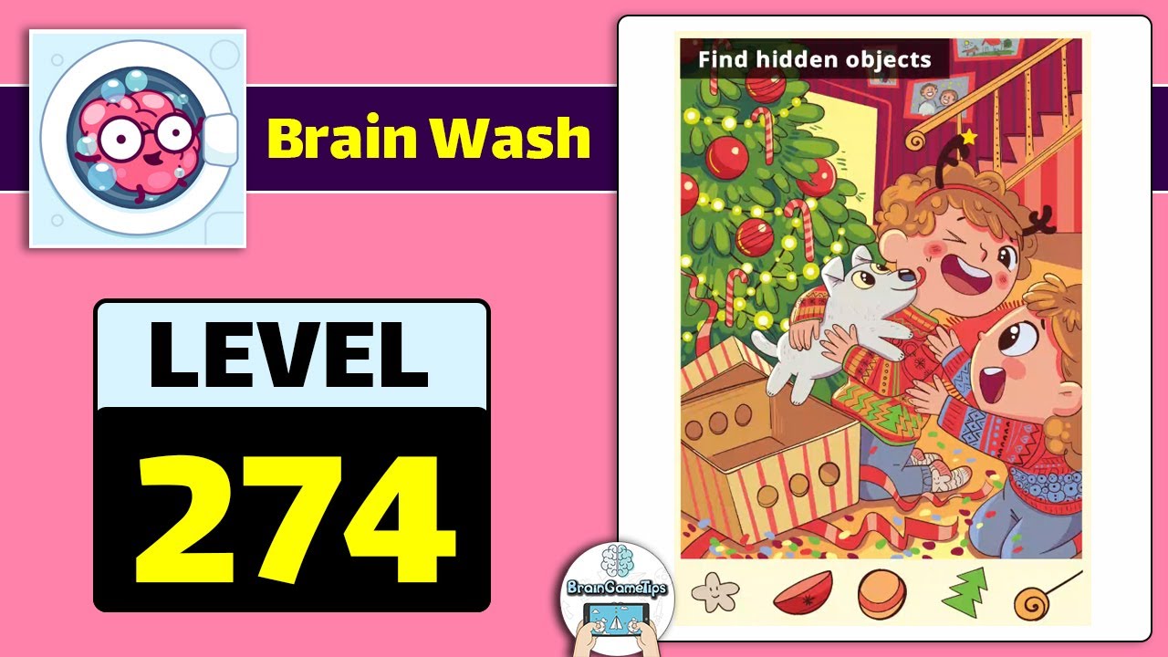 Brain Wash - Puzzle Mind Game - Level 274 Solution