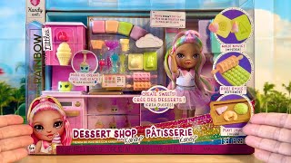 ASMR Rainbow High Dessert Shop unboxing toy