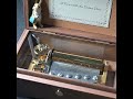 50Note A Town with An Ocean View Wooden Music Box