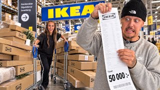 SPENDERAR 50 000 KR PÅ IKEA