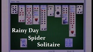 ASMR | Rainy Day Spider Solitaire | No Talking | Relaxation, Sleep screenshot 1