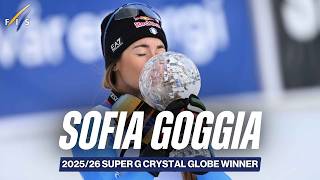 Sofia Goggia - Super G Globe Winner 2025 - 2026 |  FIS Alpine