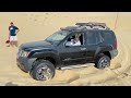 Nissan Xterra Self Recovery from soft sand  - Dubai  Al Qudra Desert