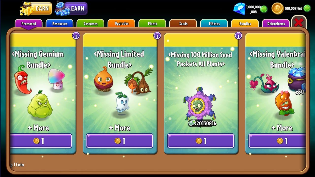 Вот вам Plants vs Zombies 2 Взлом: Монеты Гемы Ключи Инструкция:.., Взломанные игры на Android.