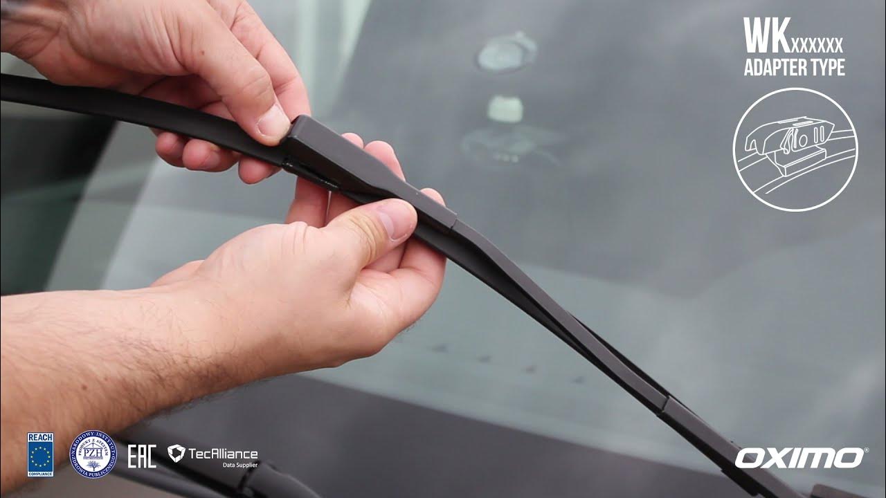 OXIMO® Scheibenwischer Tutorial | Typ WK Wischerblätter wechseln ...
